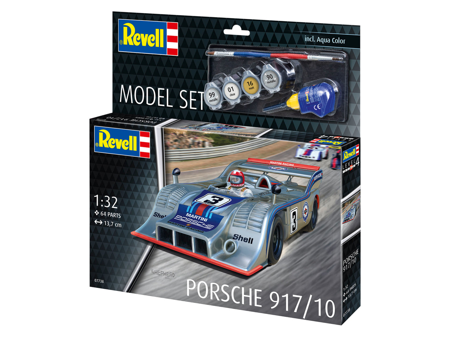 Model Set Porsche 917-10 Model Kit