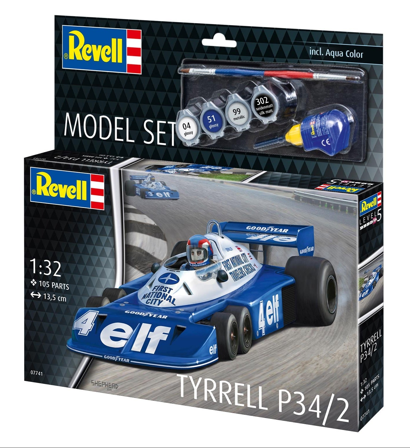 Model Set Tyrrel P34-2 6-Wheeler Model Kit