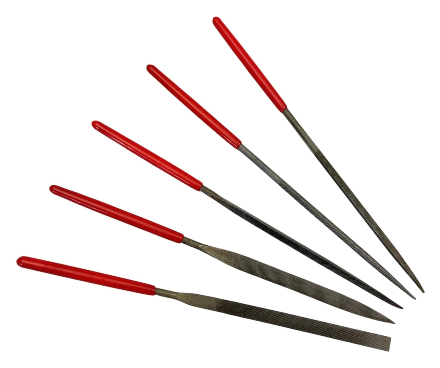 5pc Steel Standard Needle Files in Wallet