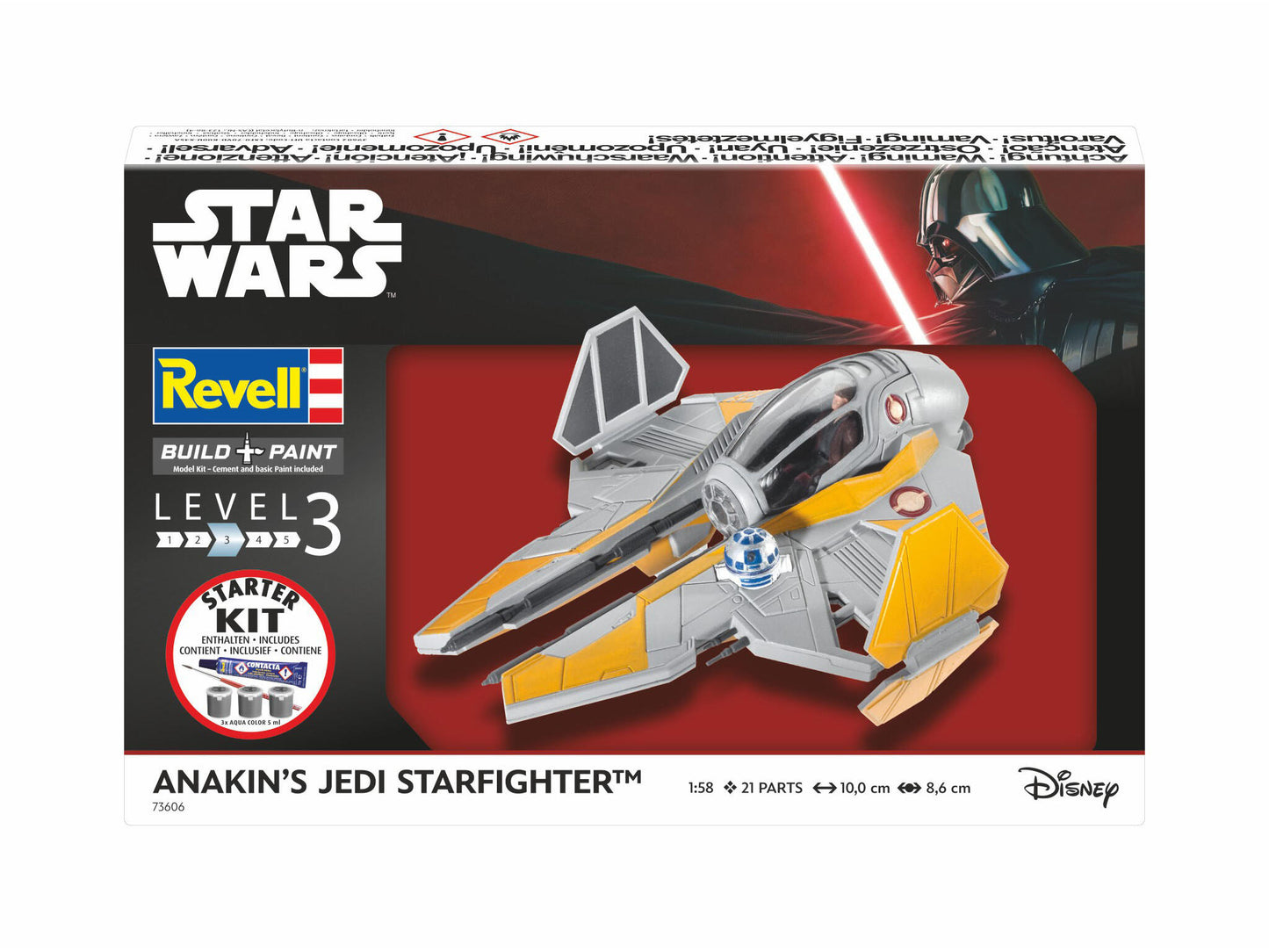 73606 Star Wars Anakin's Starfighter Starter Model Kit