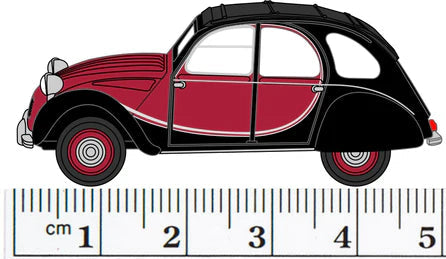 Charleston Maroon/Black Citroen 2CV