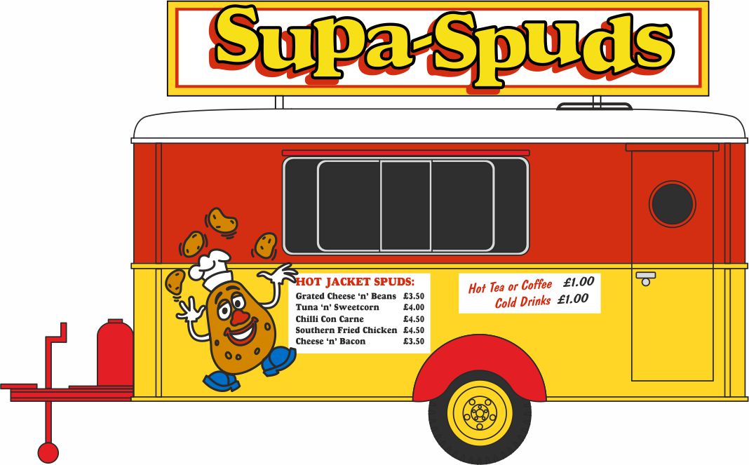 76TR021 Mobile Trailer Supa Spuds