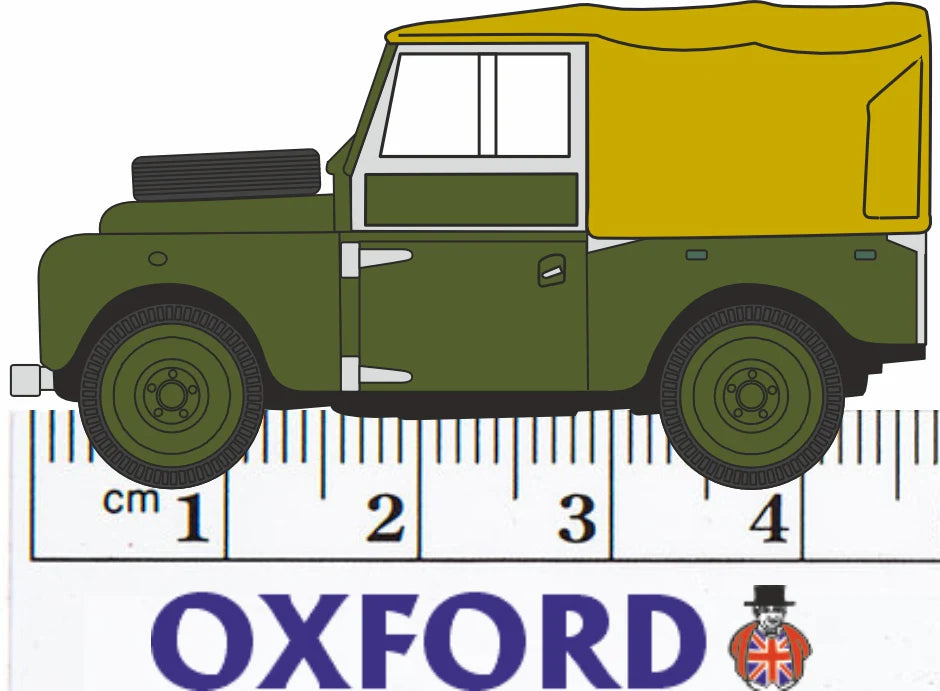 76LAN188009 Land Rover Series I 88" Canvas Bronze Green