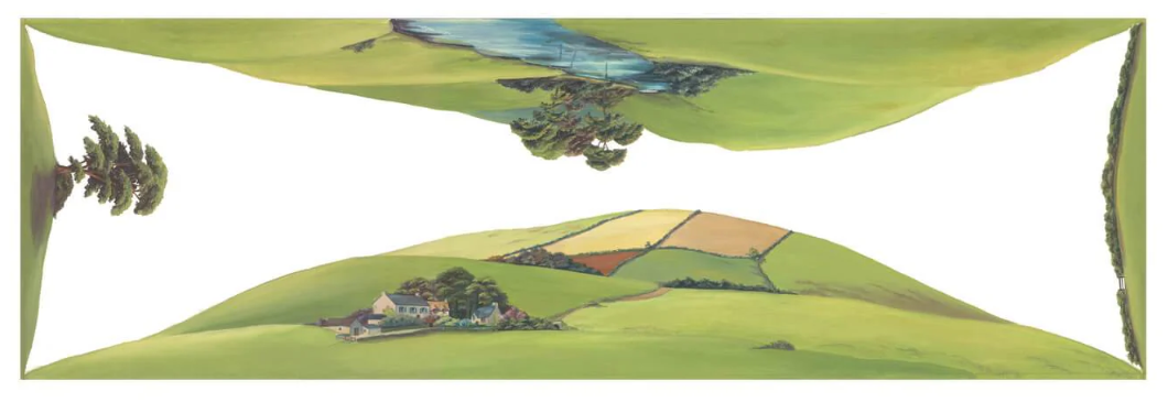 Large Conversion Landscape Backscene