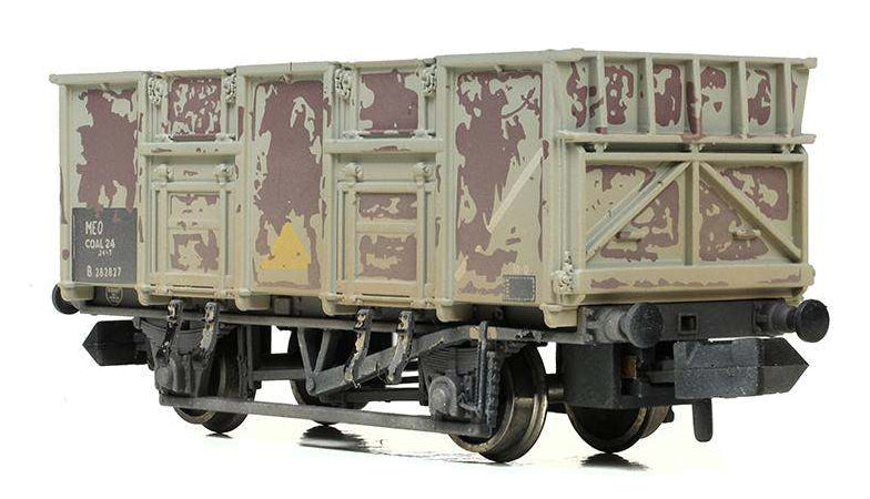 378-052 BR 24.5T Mineral Wagon BR Grey (TOPS) - Weathered