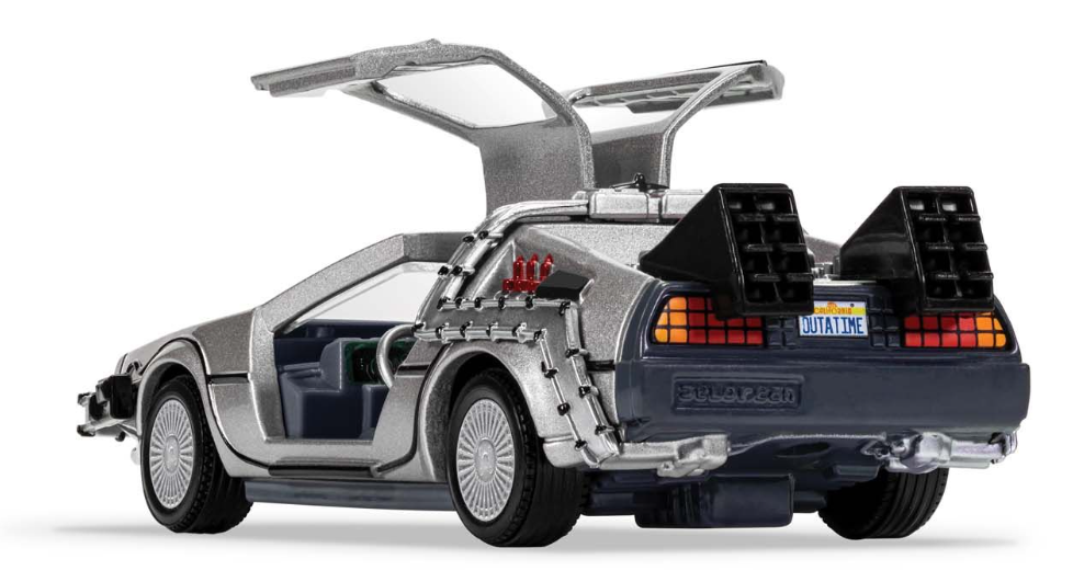 Pre-Owned CC05503 Back to the Future DeLorean and Doc Brown Figurine