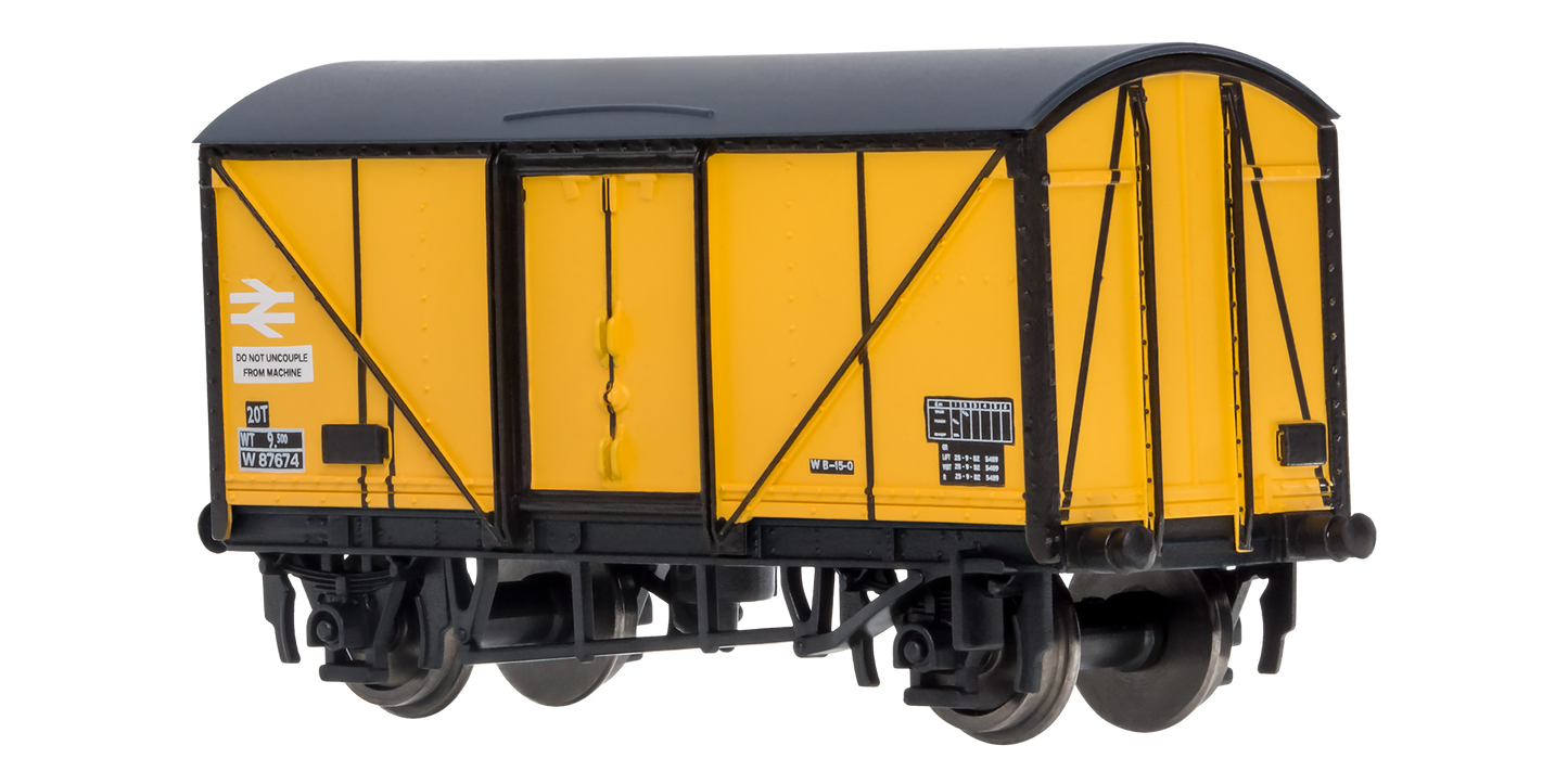 2F-019-015 Ex Blue Spot Fish Van Departmental Yellow W87674