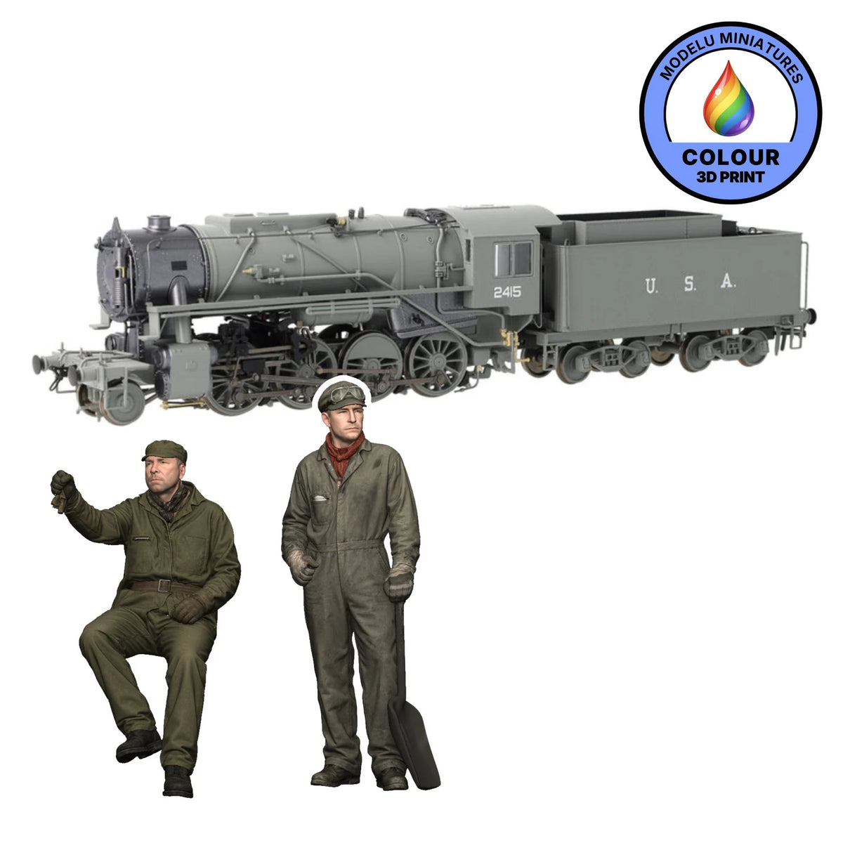 80309-076C 1:76 Scale S160 US Army ATC Crew