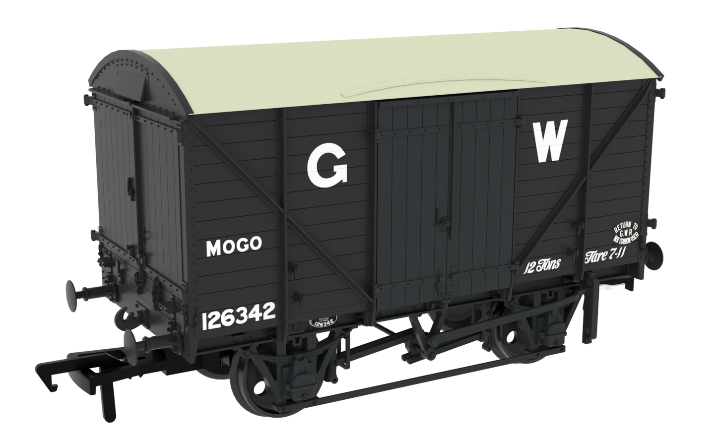 813303 Diagram G31 MOGO Van - No.126342 GWR Grey 16"