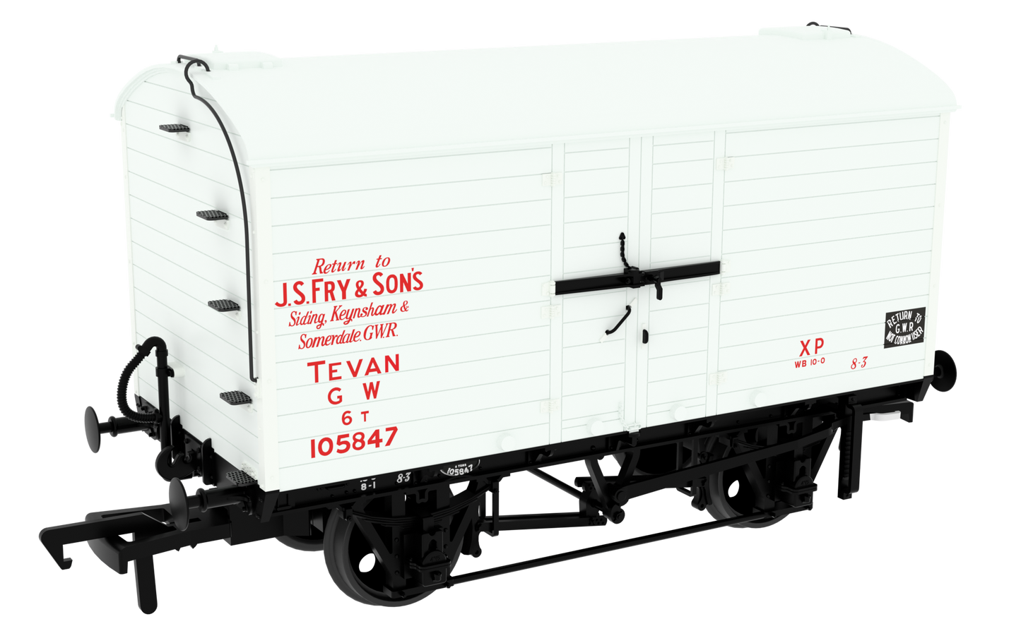 813909 Diagram V32 TEVAN - No.105847 GWR Post-36 White