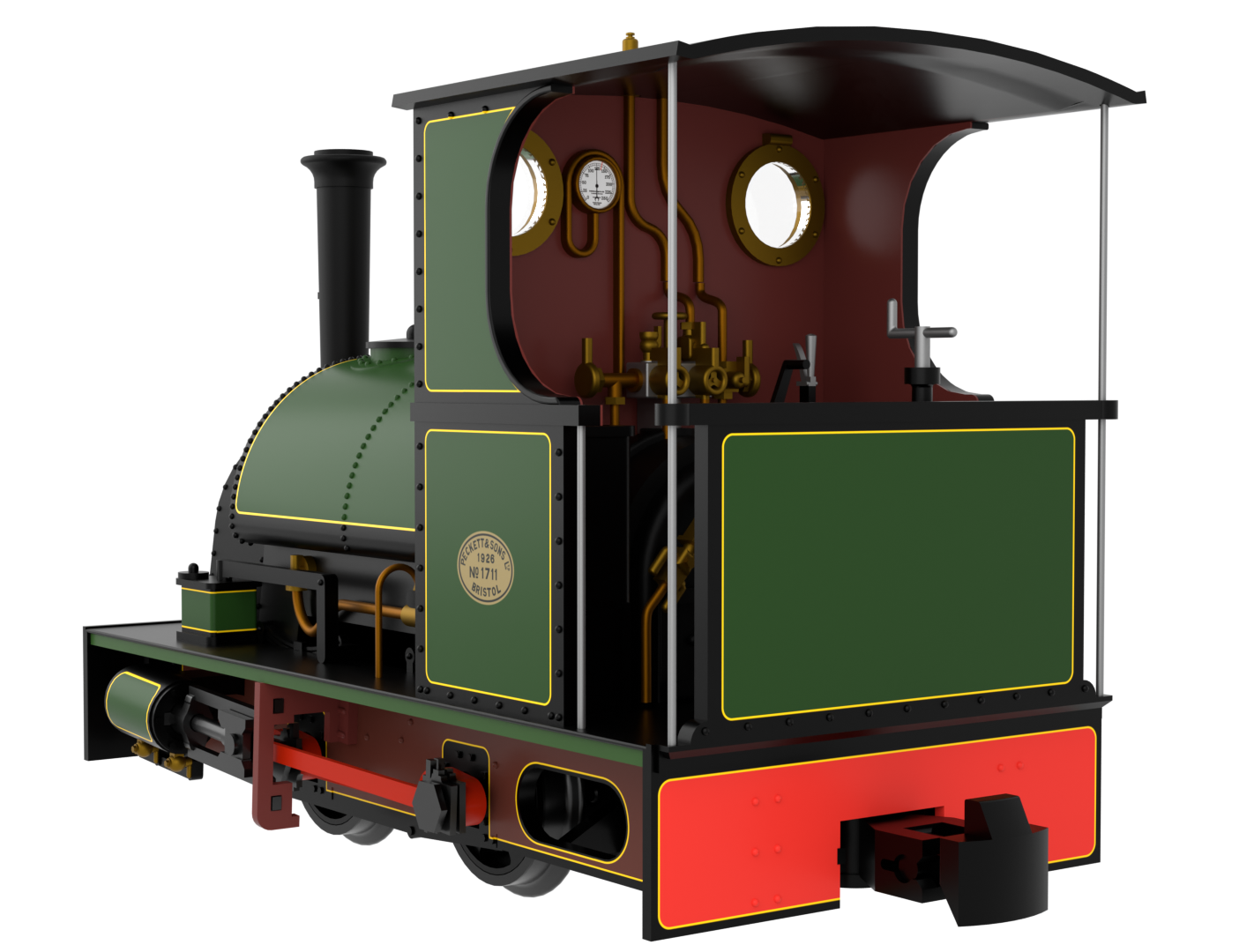 814002 Peckett & Sons Cranmore Class 0-4-0ST Peckett Standard Green Steam Locomotive