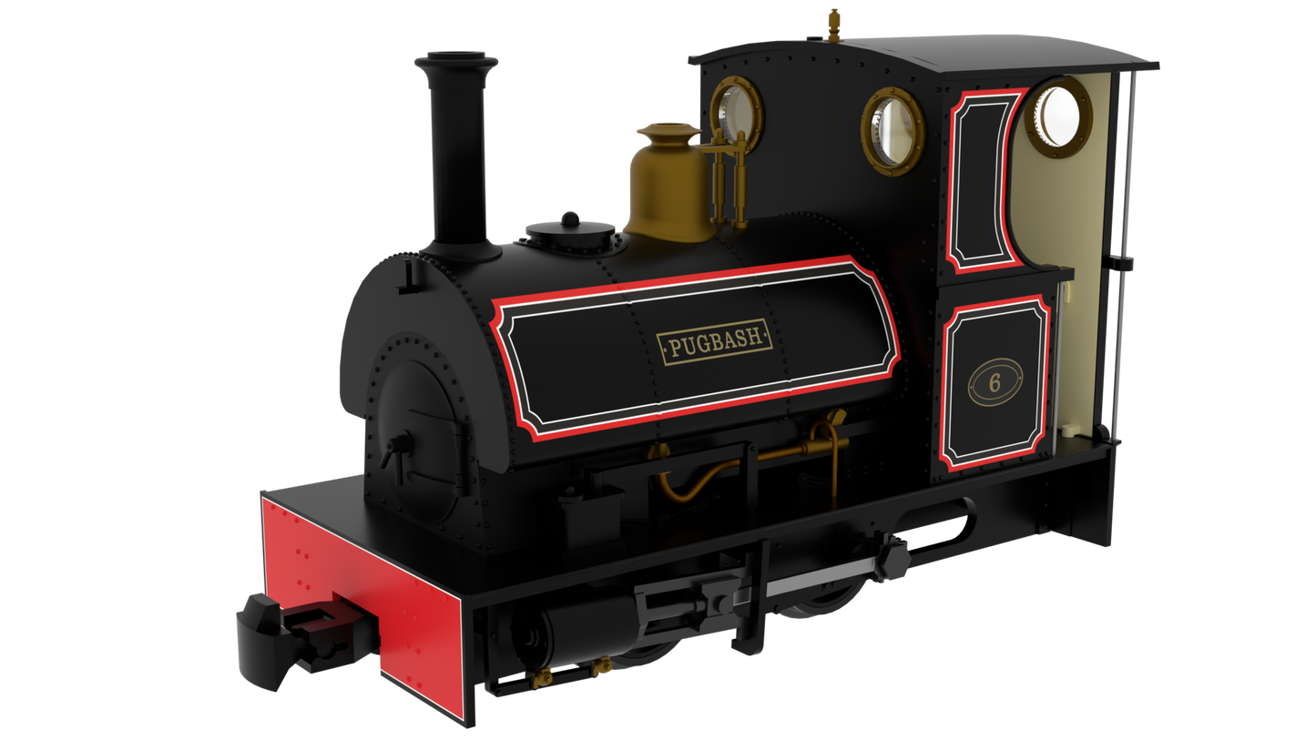 814102 Peckett & Sons Large Tank Cranmore Class 0-4-0ST 'What If' Lined Black 'Pugbash' Steam Locomotive