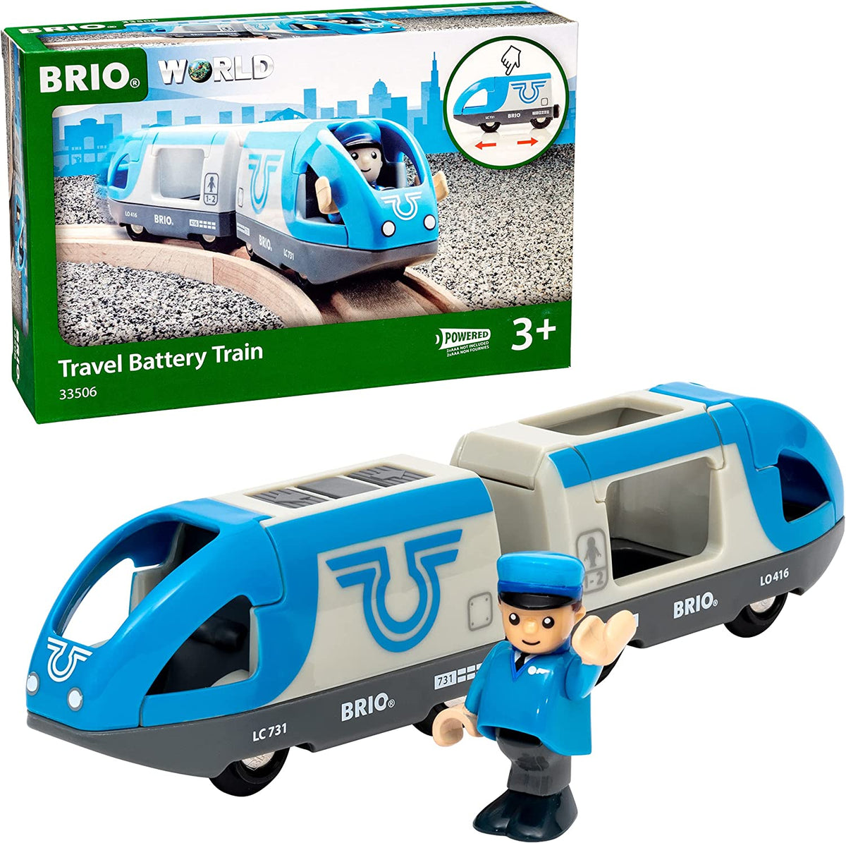 BRIO WORLD - Battery Operated Travel Engine – Rails of Sheffield