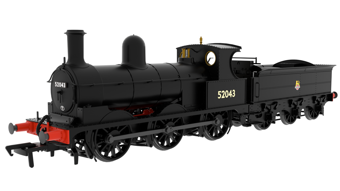 Class 25 'Ironclad' 0-6-0 No.52043 Lancashire & Yorkshire BR Early Crest Steam Locomotive - DCC Sound