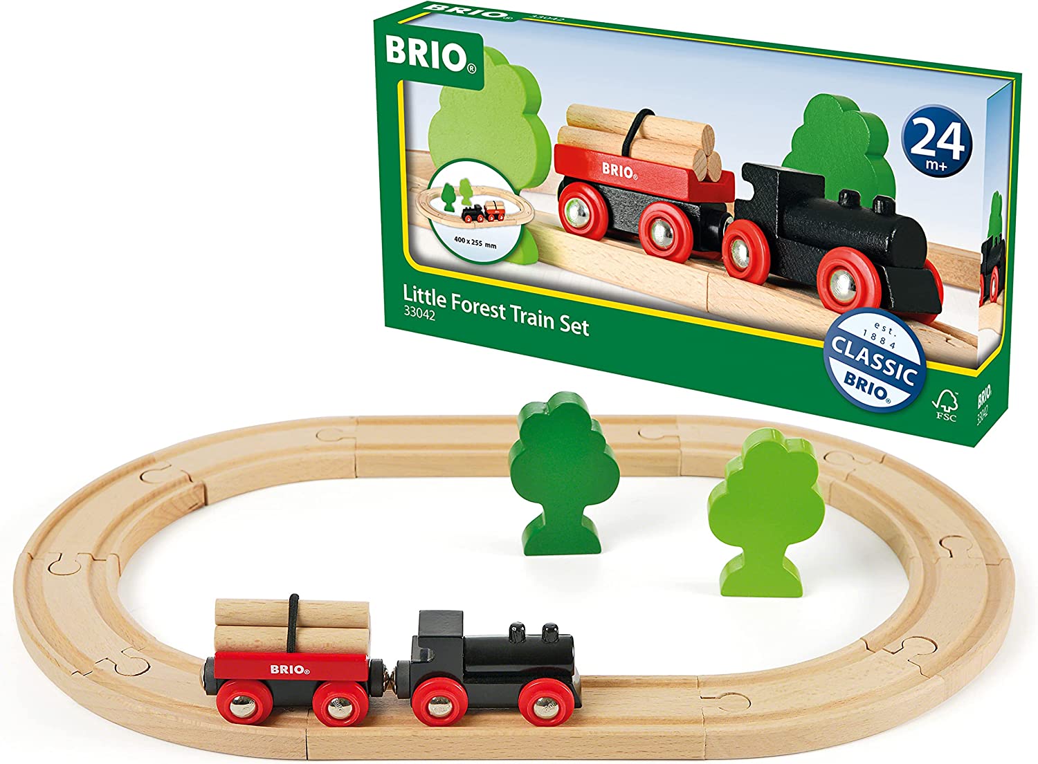 Brio 33042 BRIO WORLD Little Forest Train Set – Rails