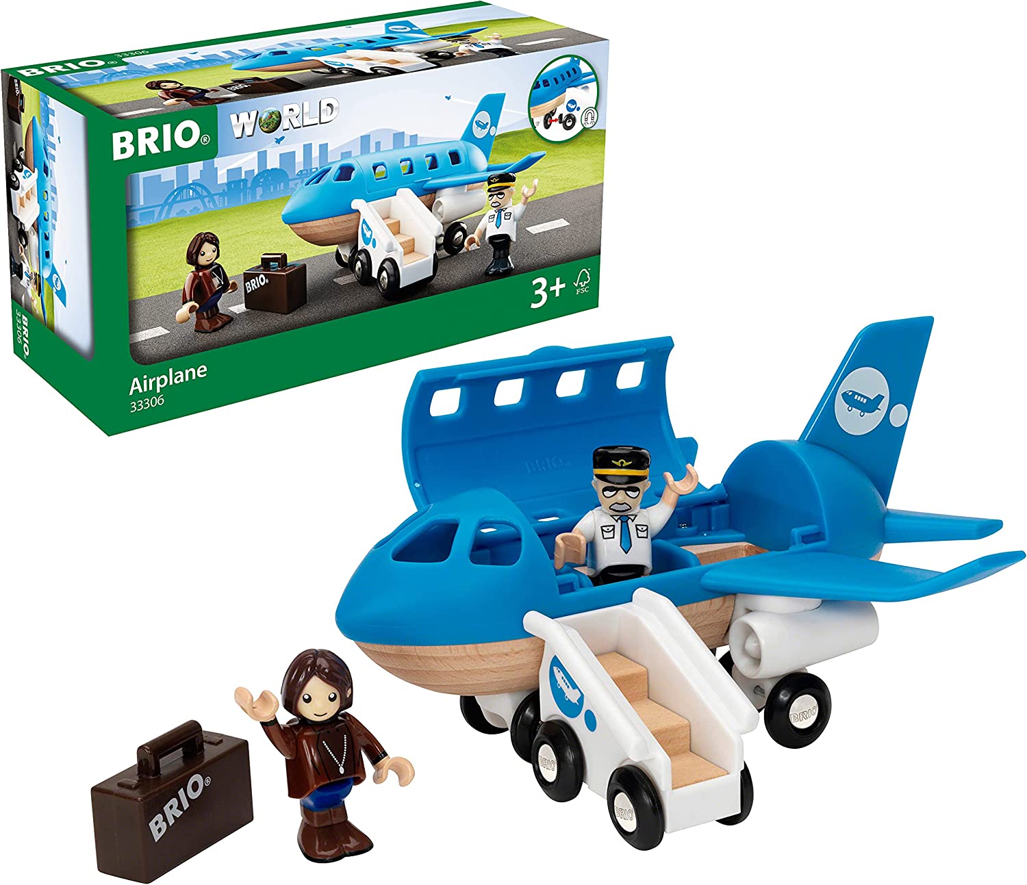 Brio 33306 BRIO World Airplane – Rails