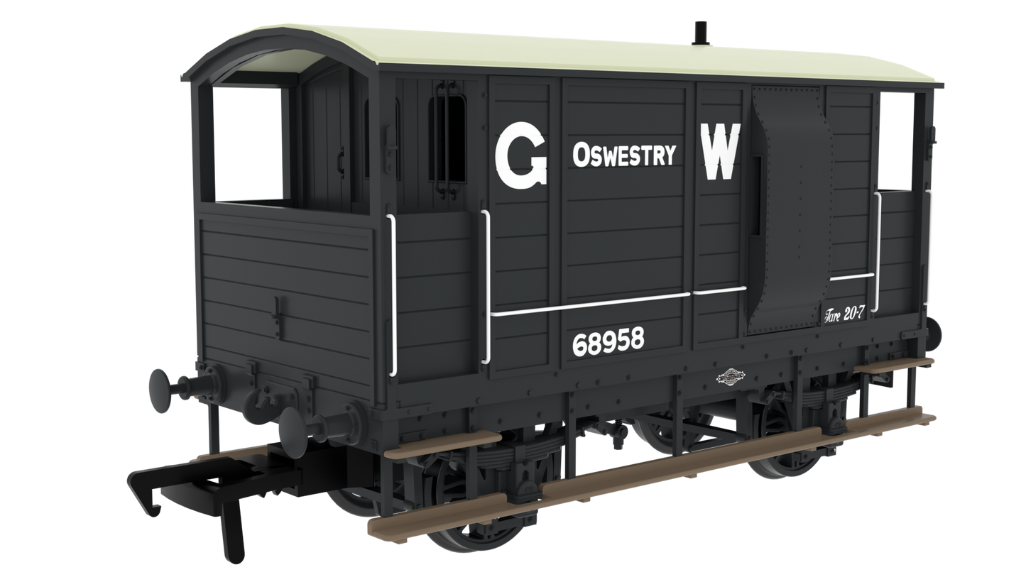 820013 LSWR/WD 20T Brake Van - No. 68958 GWR Grey