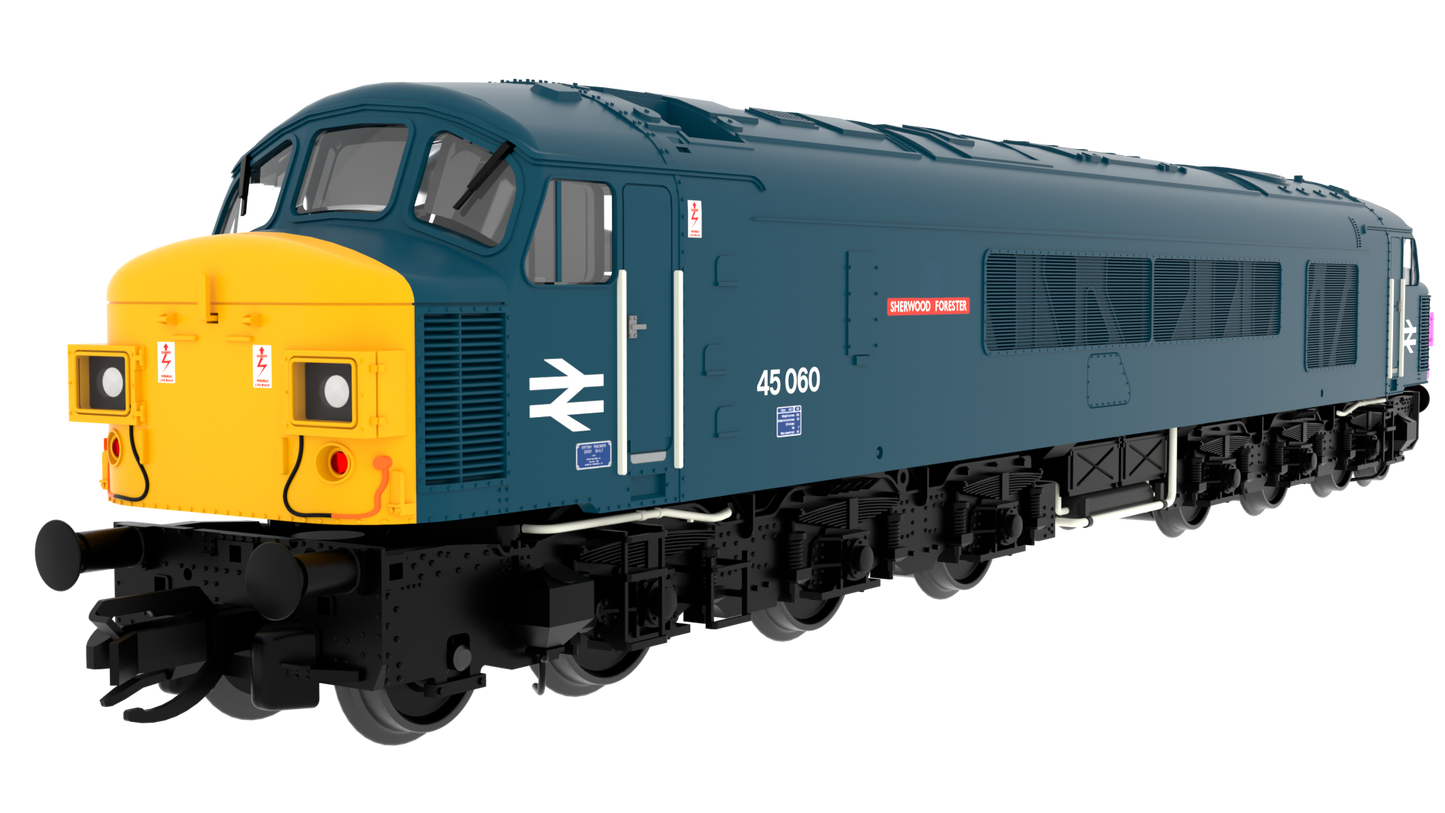 823106 Class 45 'Peak' 45060 "Sherwood Forester" BR Blue With Domino Headcodes Diesel Locomotive