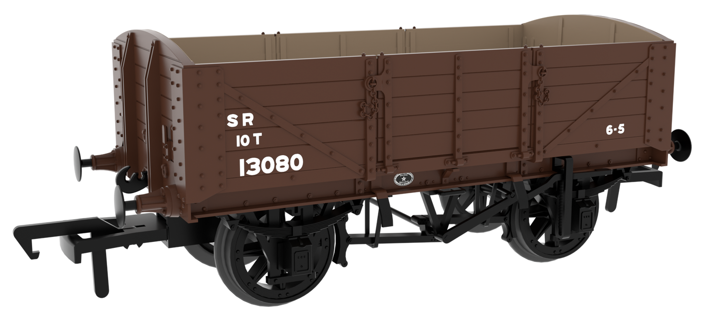 824023 SER/SECR 5-plank 10 ton open wagon - SR Post-’36 Brown No. 13080