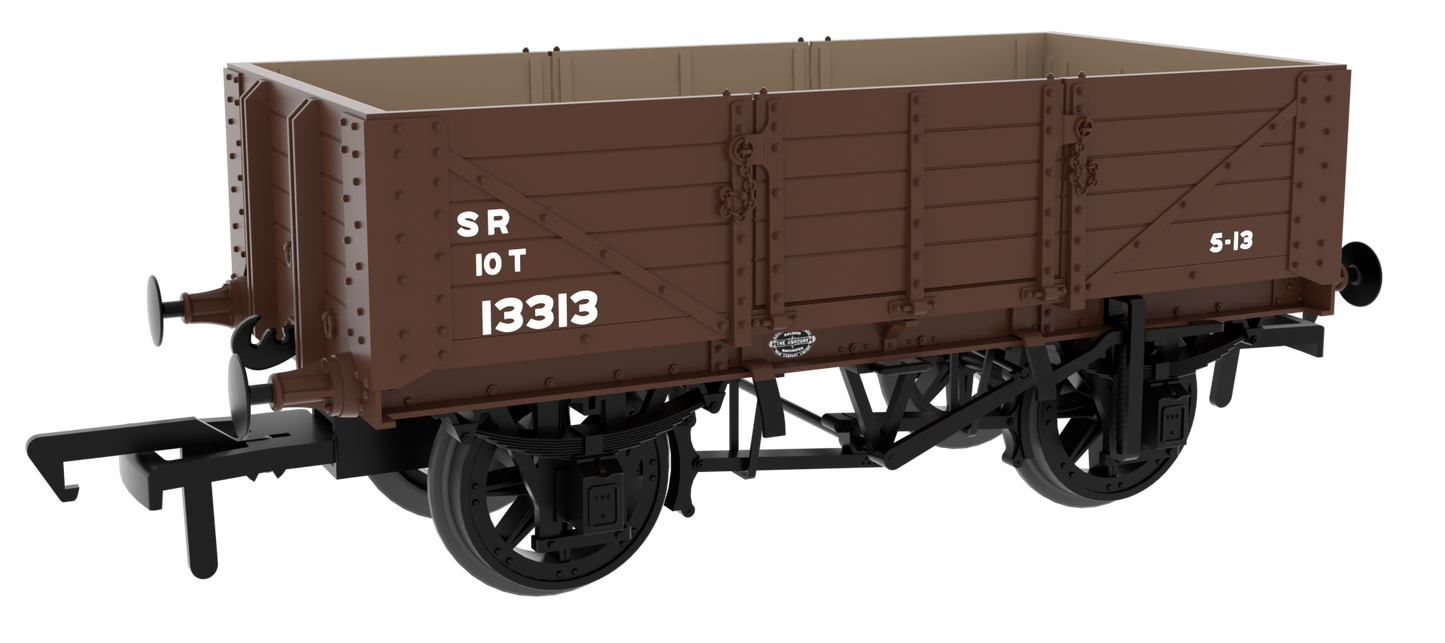 824025 SER/SECR 5-plank 10 ton open wagon - SR Post-’36 Brown No. 13313