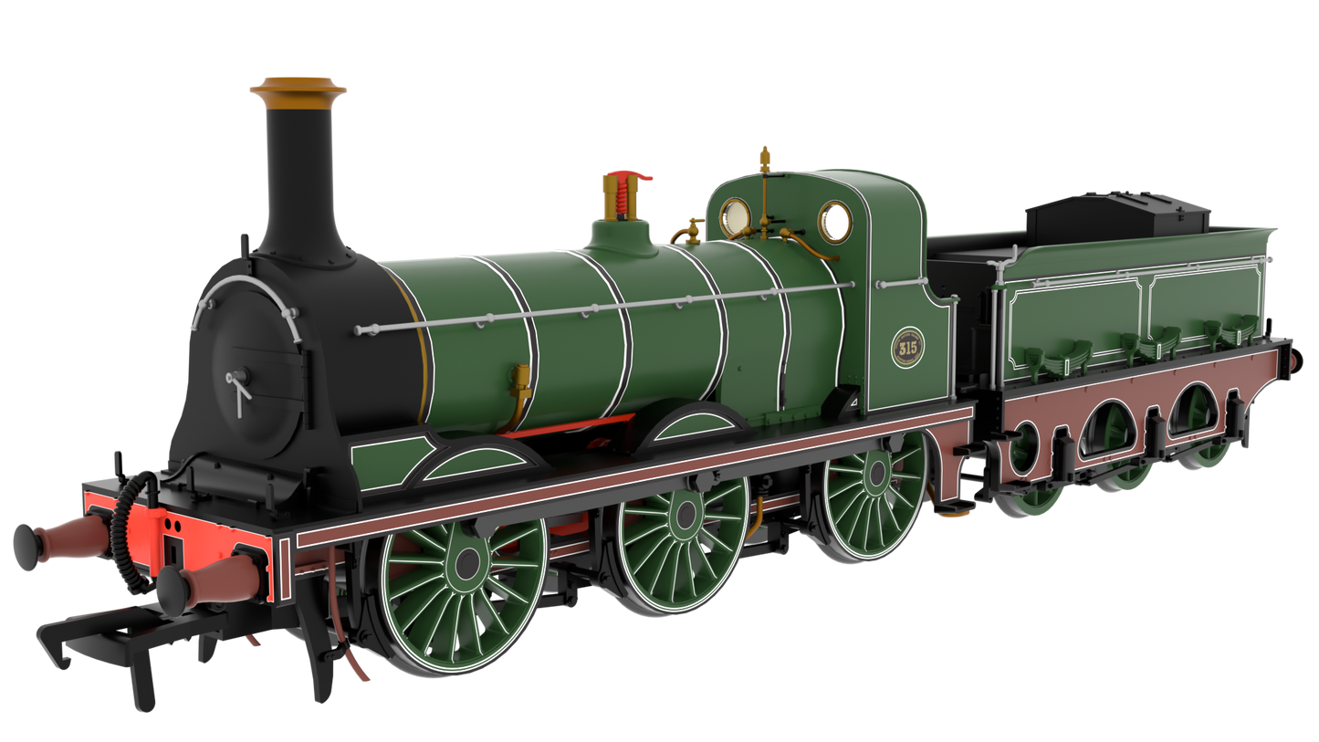 825501 SER O Class 0-6-0 No.315 SER Cudworth Green Steam Locomotive - DCC Sound