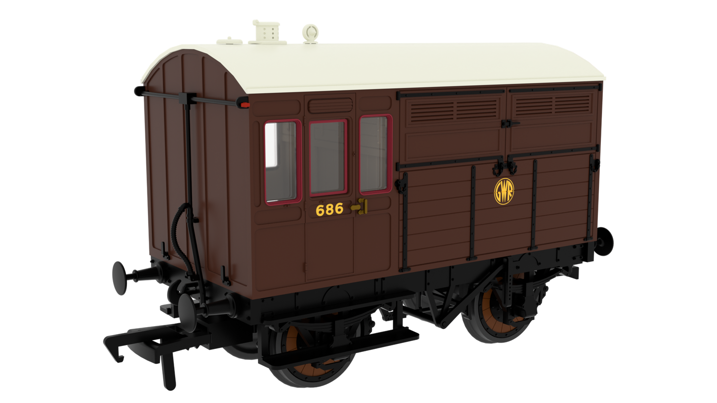 829026 GWR Shirtbutton ‘Evolution’ Horsebox No.686