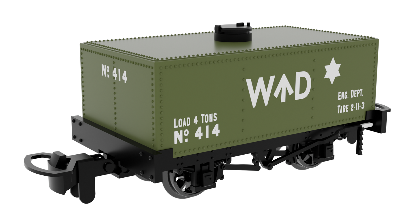 833109 Rectangular Tank - WD Green No.414