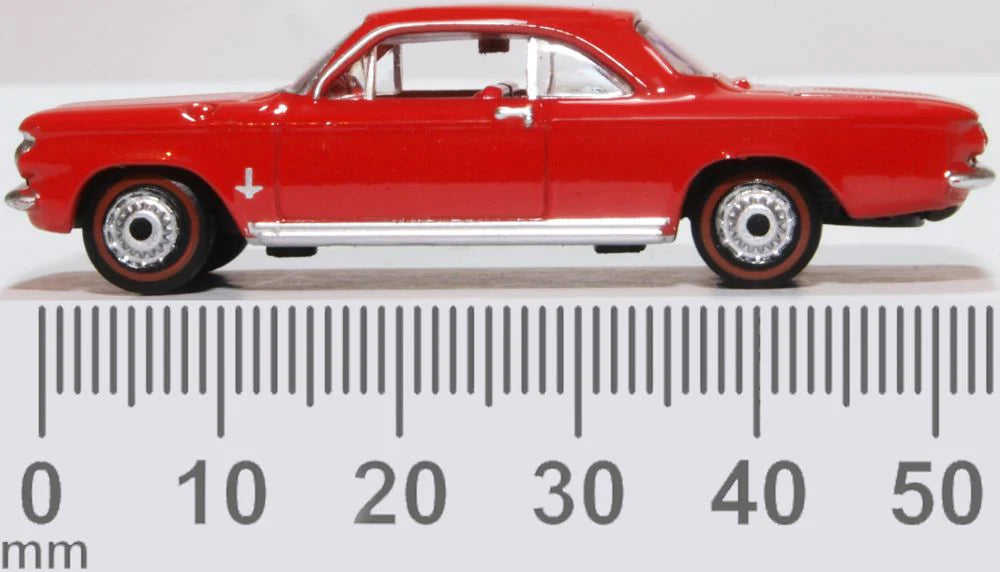 87CH63002 1963 Chevrolet Corvair Coupe Riverside Red