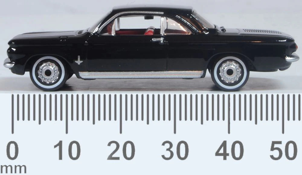 87CH63004 1963 Chevrolet Corvair Coupe Tuxedo Black