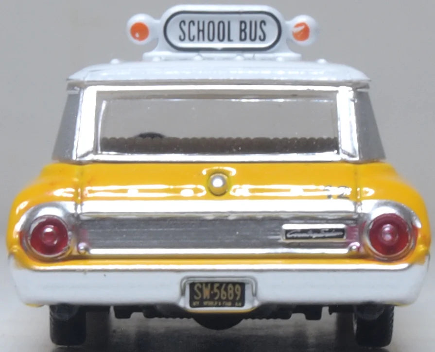 87FC64002 1964 Ford Country Station Wagon Central School Bus