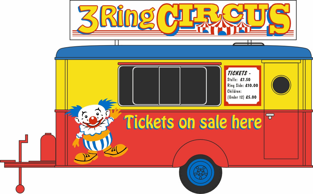 87TR022 Mobile Trailer Circus Booking Office
