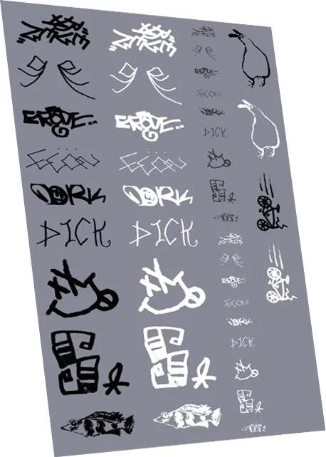 Graffiti: Tags Pack 3 Waterslide Decals