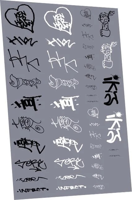 Graffiti: Tags Pack 6 Waterslide Decals