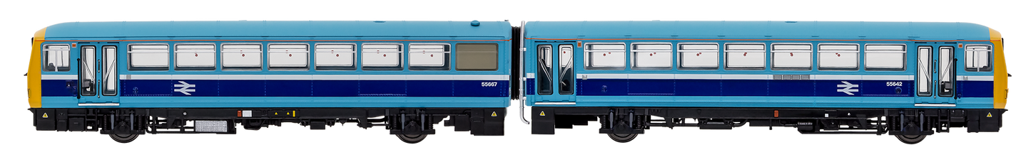 Class 143 2 Car DMU 143001 BR Provincial Light Blue
