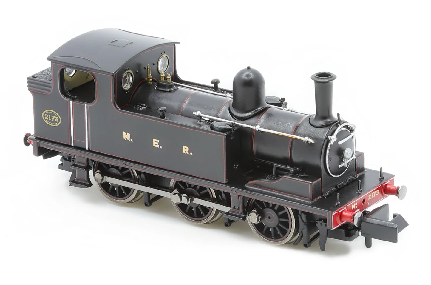 J72 0-6-0 2173 NER Lined Black Steam Tank Locomotive - DCC Fitted