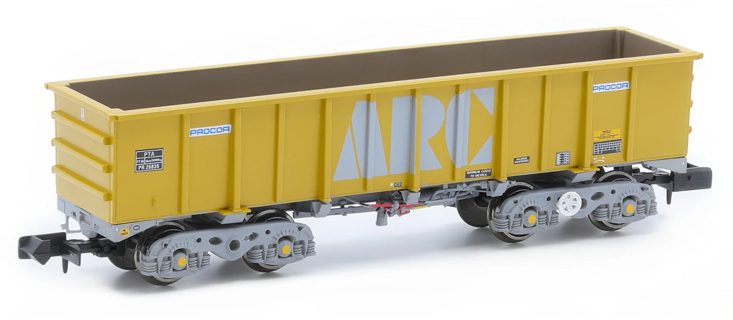 Pack of 5 PTA/JUA Aggregate Tippler Wagons ARC (Inner)