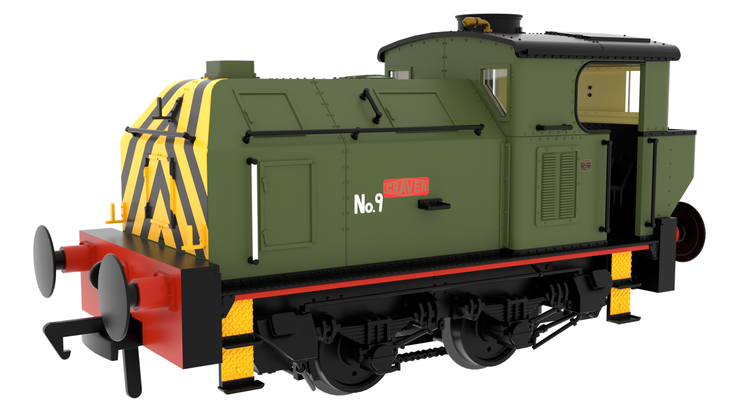 949705 Post-War Sentinel - Craven Bros 'Craven No.9' Steam Locomotive - DCC SOUND