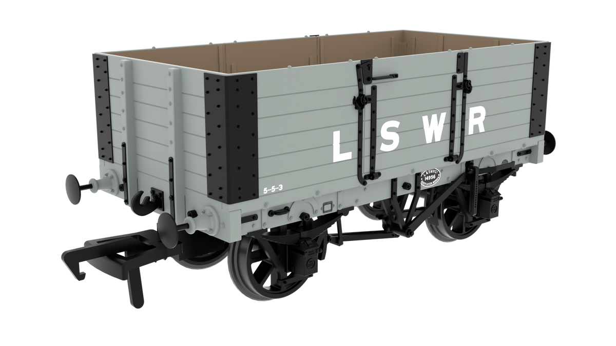 845210 MR D301 6-Plank Open - LSWR Grey No.14956