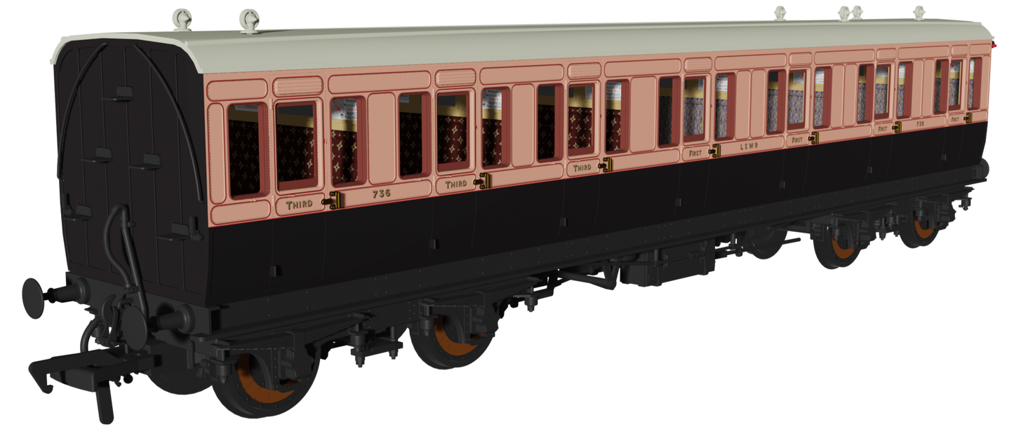 ‘Evolution’ 48’ London and South Western Railway Salmon and Brown No.1225, 237 & 736 Triple Pack