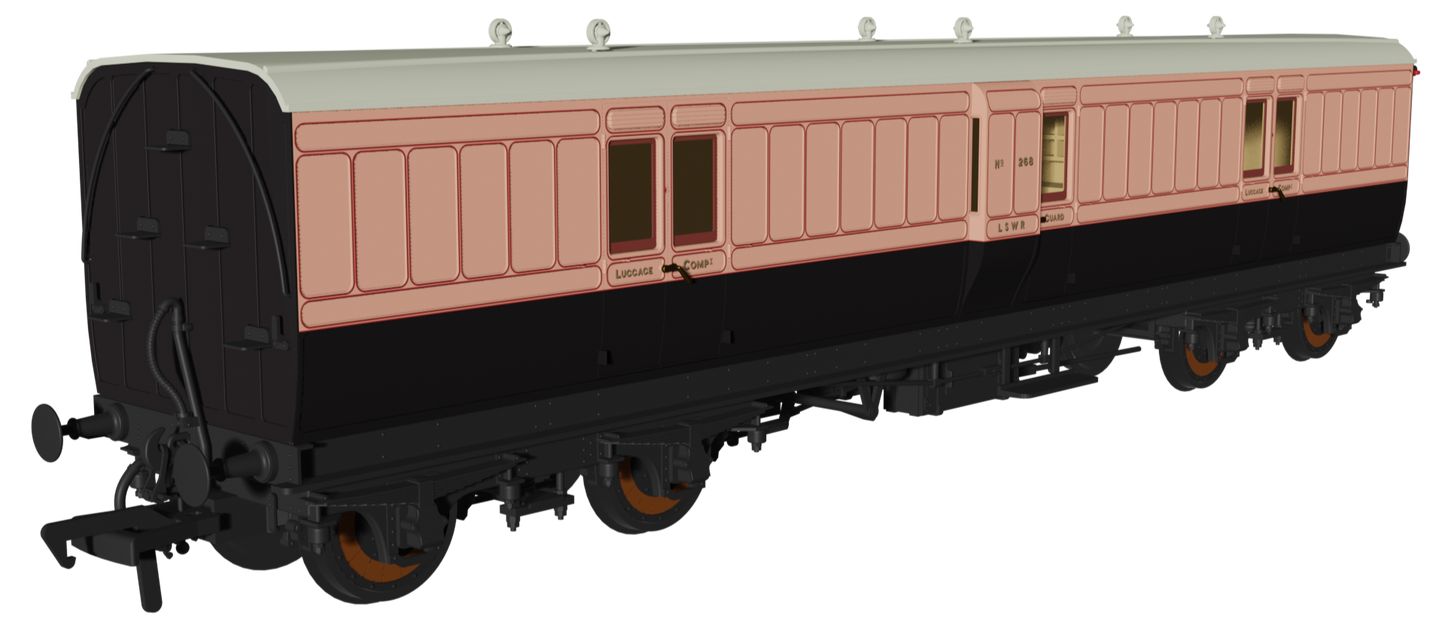 ‘Evolution’ 48’ London and South Western Railway Salmon and Brown Full brake No.268