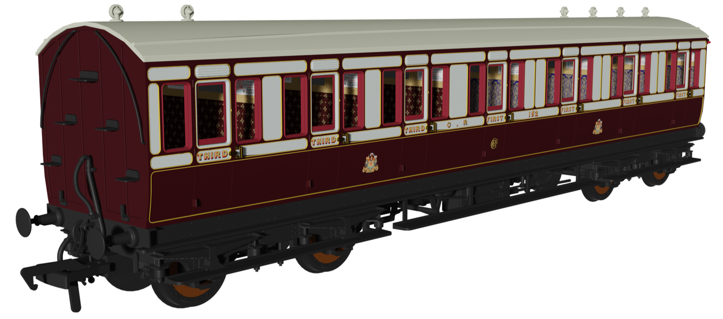 ‘Evolution’ 48’ Caledonian Railway Purple Madder and White No.610, 438 & 152 Triple Pack