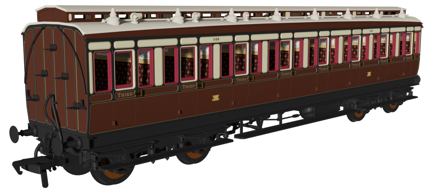 ‘Evolution’ 48’ Great Western Railway Chocolate and Cream (Early Monogram) Third No.1156