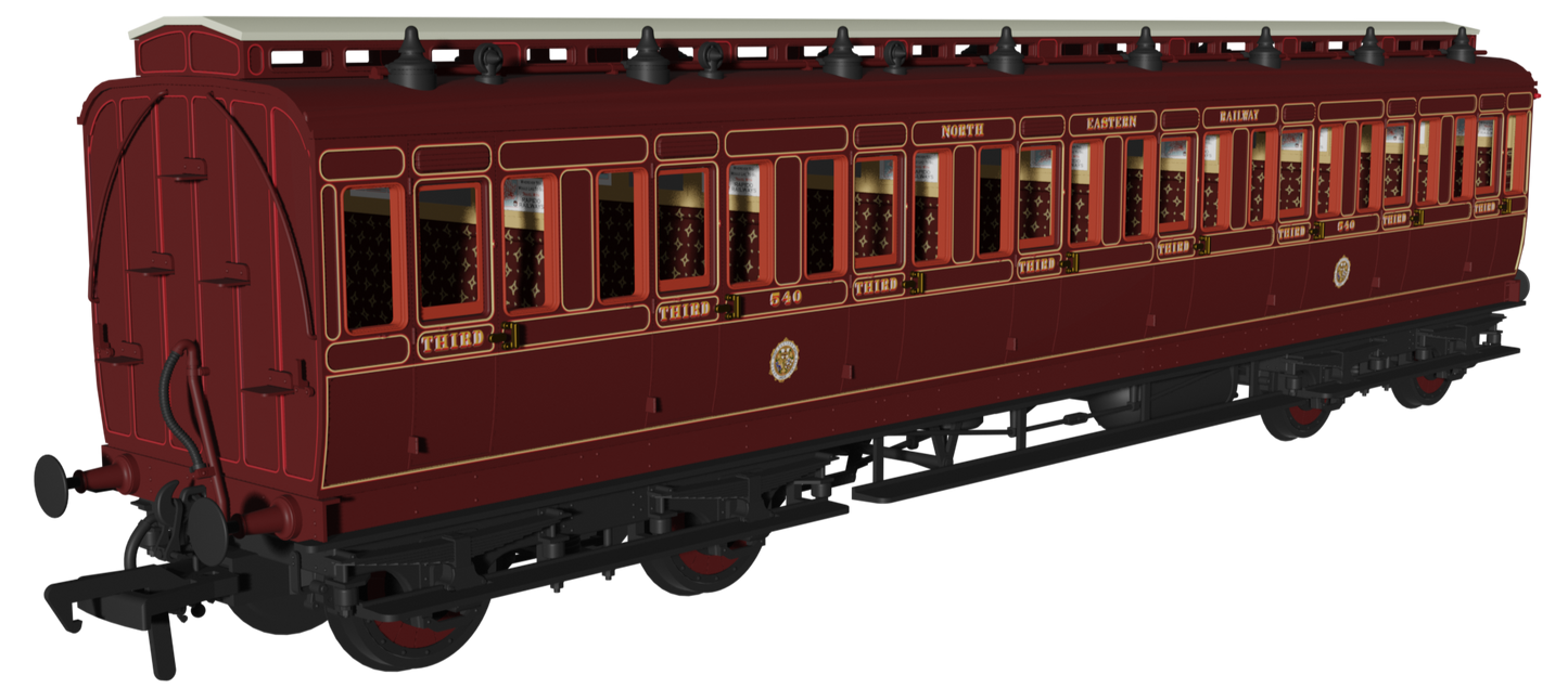‘Evolution’ 48’ North Eastern Railway Crimson Lake Third No.540