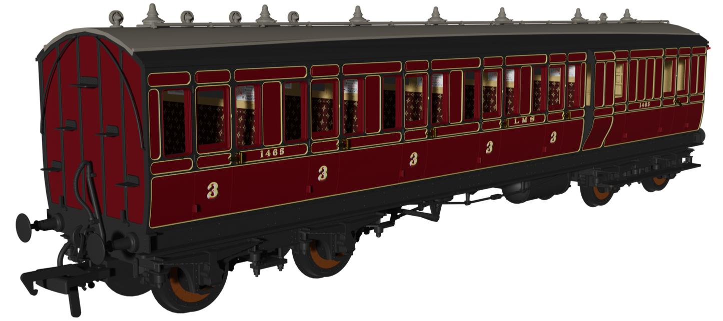 ‘Evolution’ 48’ LMS Period 1 Brake third No.1465