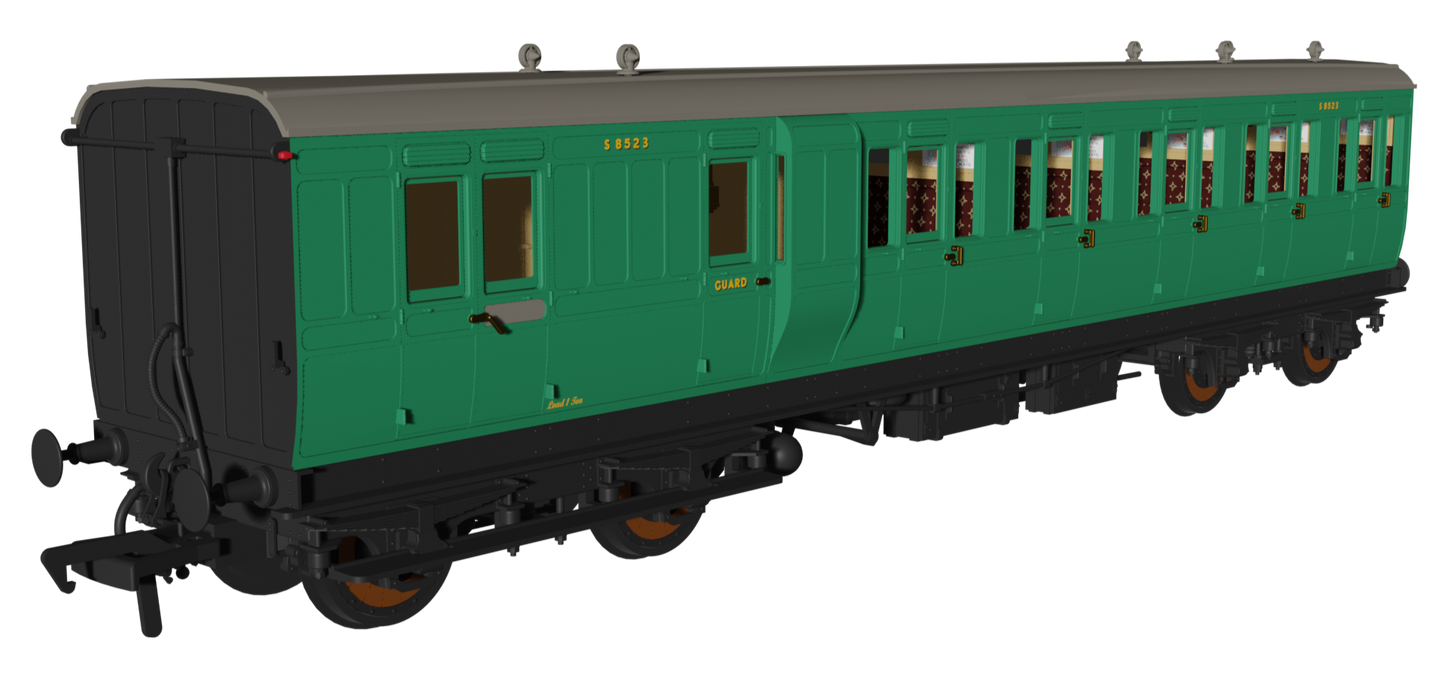 'Evolution' 48' BR Malachite Non-Corridor Carriage Brake Third No.S8523