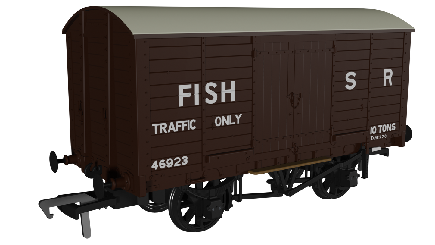 979009 LB&SCR Dia.8-Ton Goods Van SR (as preserved) No.46923