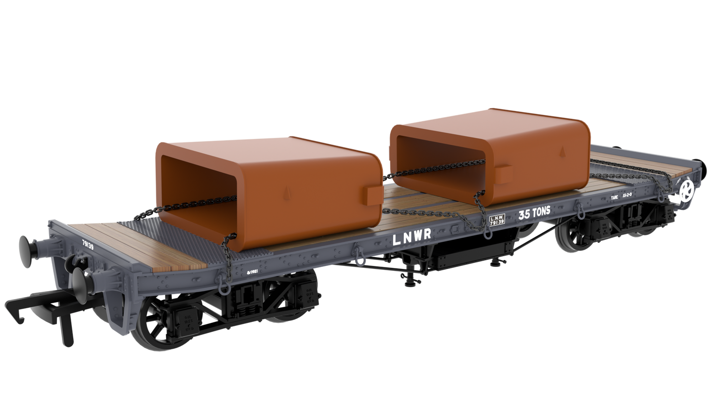 WD 35T Rectank No.79139 LNWR Grey (Mould Load)