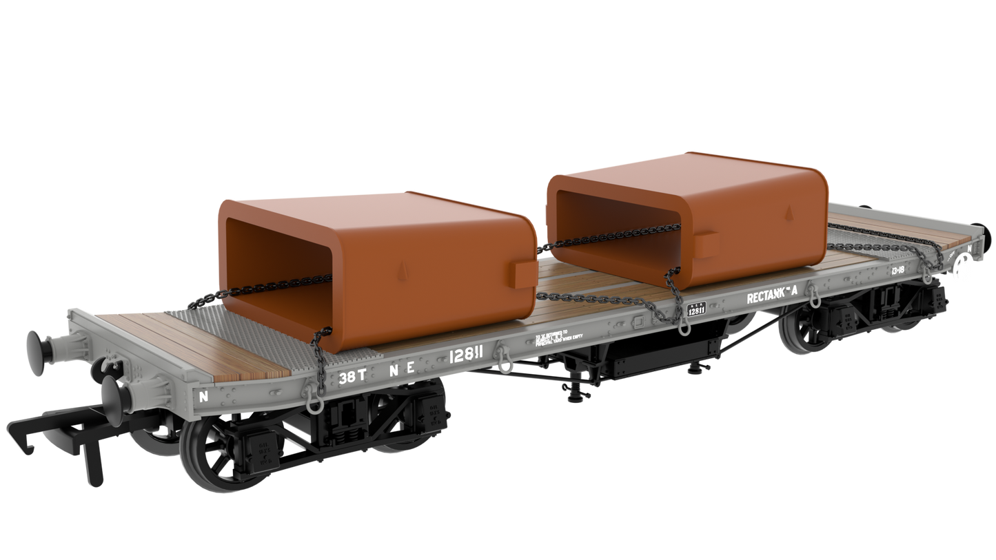 WD 35T Rectank No.12811 LNER Grey Post-36 (Mould Load)