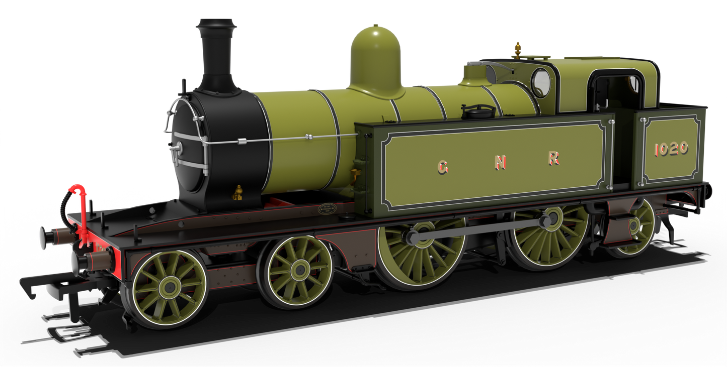 GNR C2 Tank No.1020 GNR Lined Green Steam Locomotive - DCC Sound