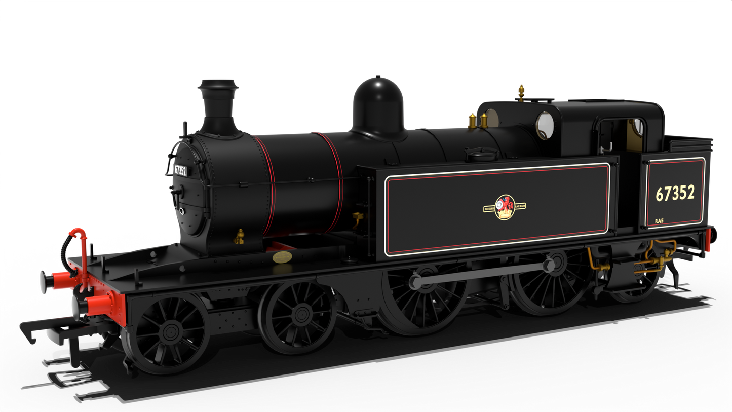 LNER C12 Tank No.67352 BR Lined Black (Late Crest) Steam Locomotive